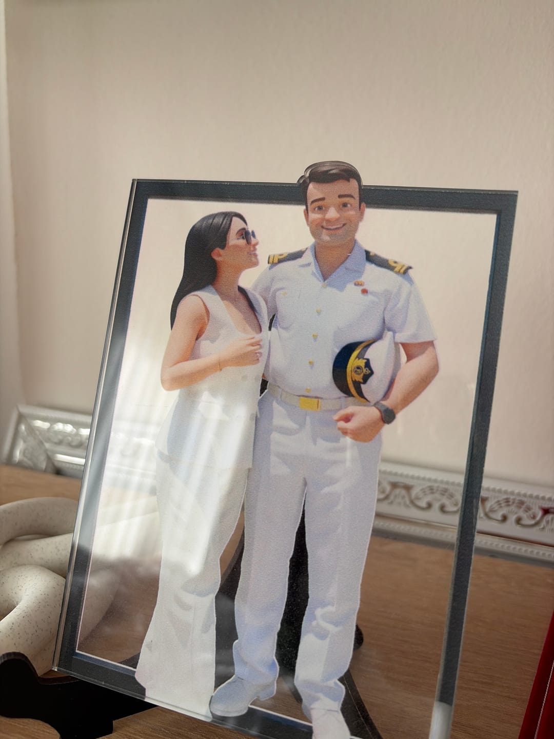 Customer photo review of Kişiye Özel Anime Çizgi Film Tablosu