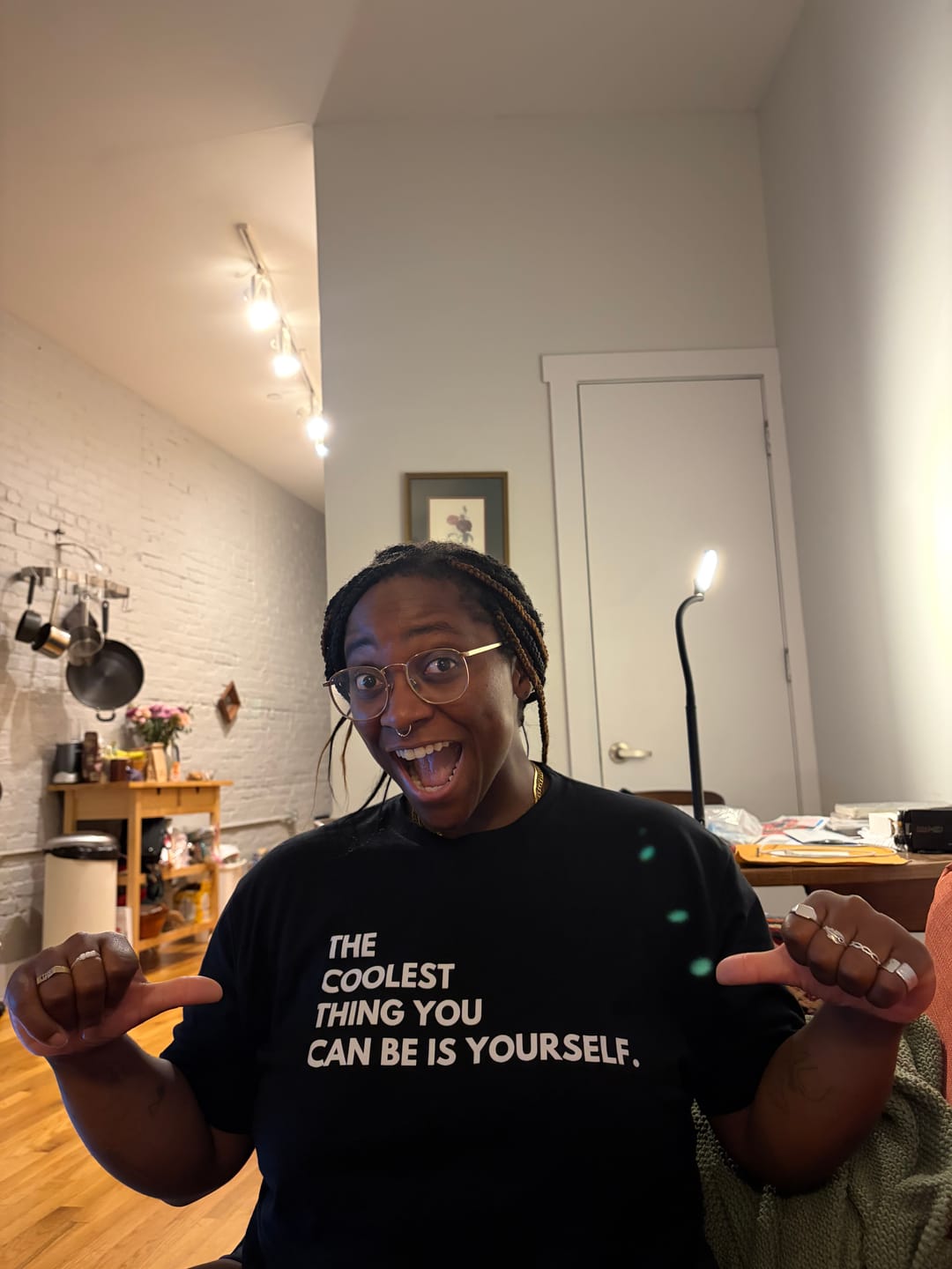 Customer photo review of Coolest Thing Unisex T-shirt
