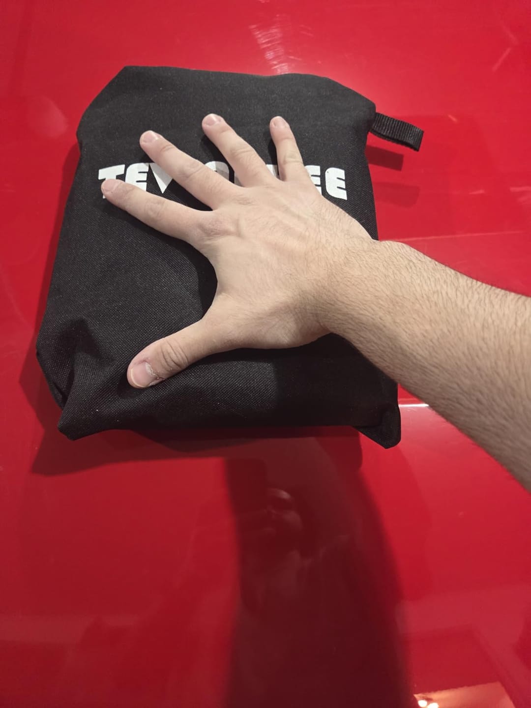 Customer photo review of Magnetic Windshield Cover - All-Season Sun, Snow & Frost Protector for Cars, SUVs & Trucks