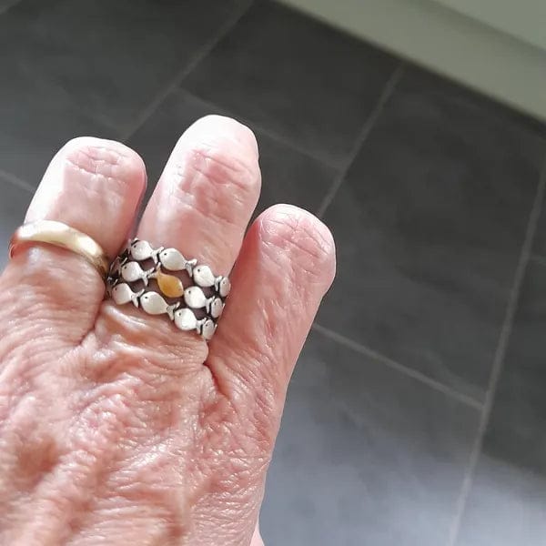 Customer photo review of Keep Going Fish Ring