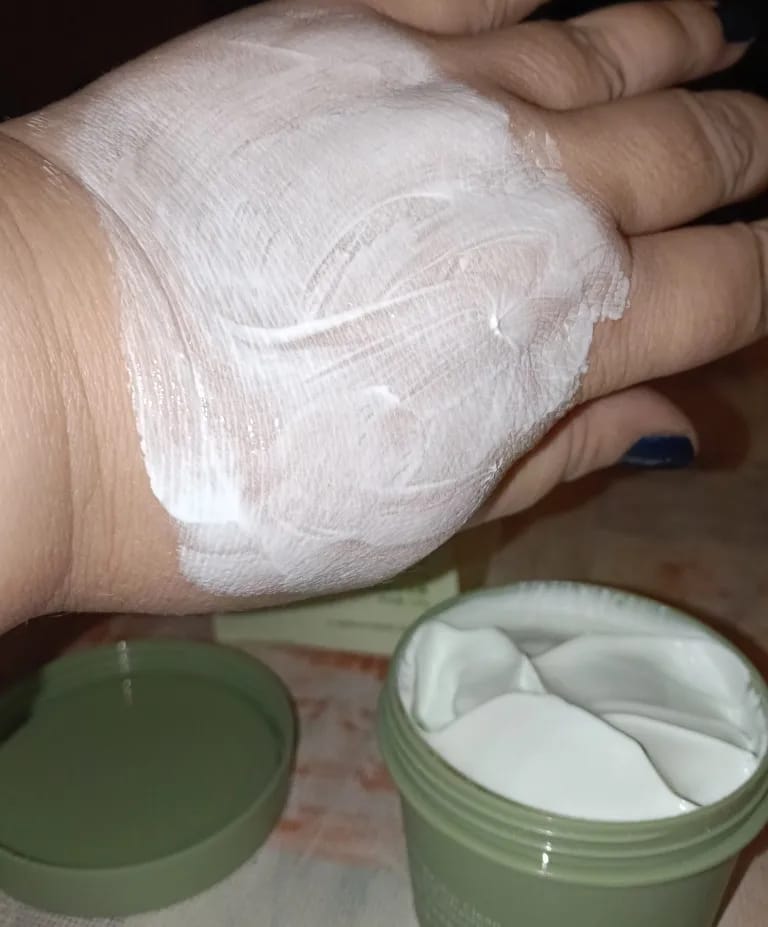 Customer photo review of Auren Cooling Clay Mask for Clear Pores