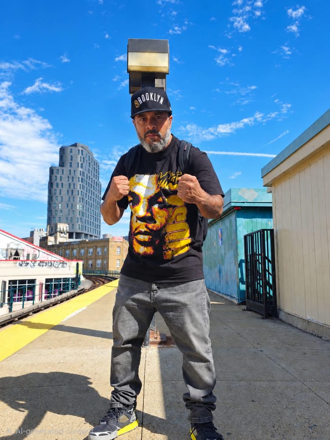 Customer photo review of Iron Mike Tee