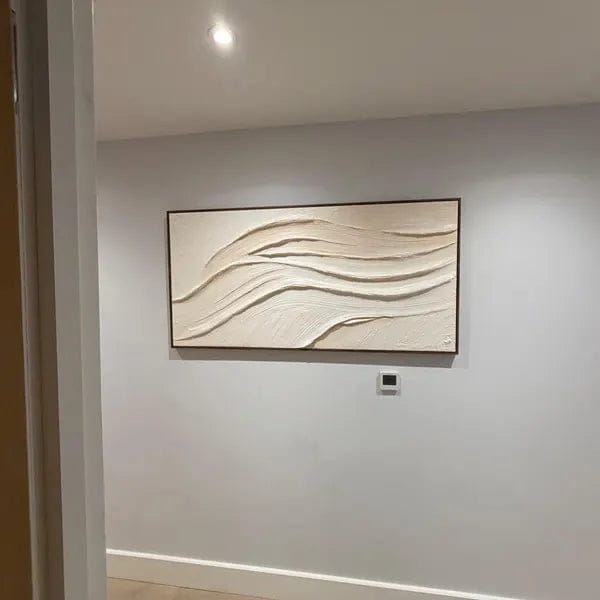 Customer photo review of Sculptural wall Art | Ivory Current