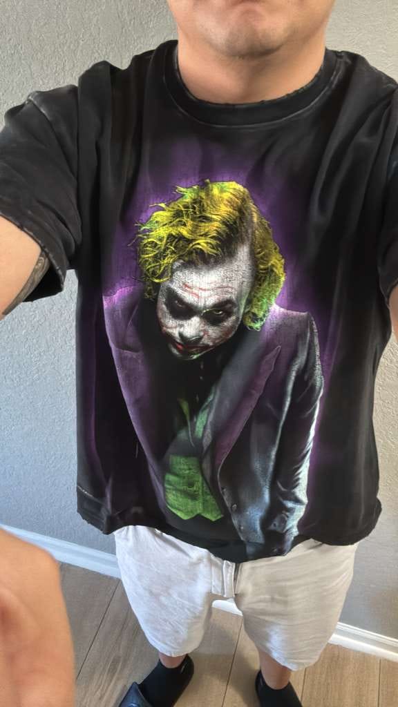 Customer photo review of 4244 - Batman Character Tees