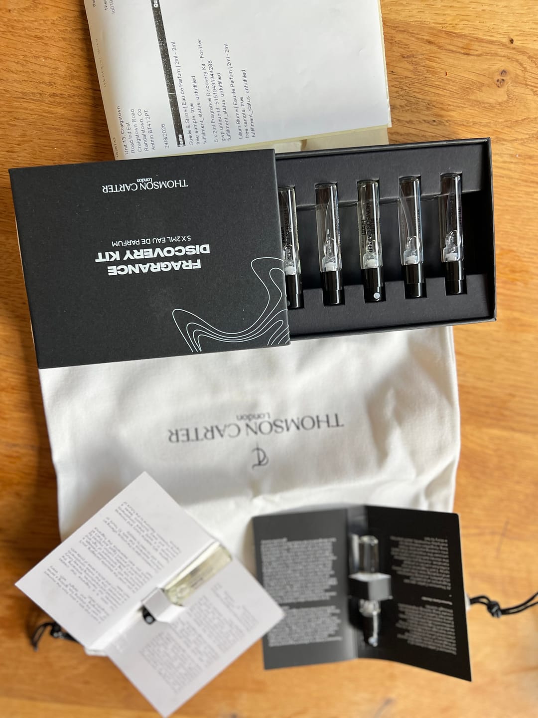 Customer photo review of Fragrance Discovery Kit | 5x 2ml | Eau de Parfum