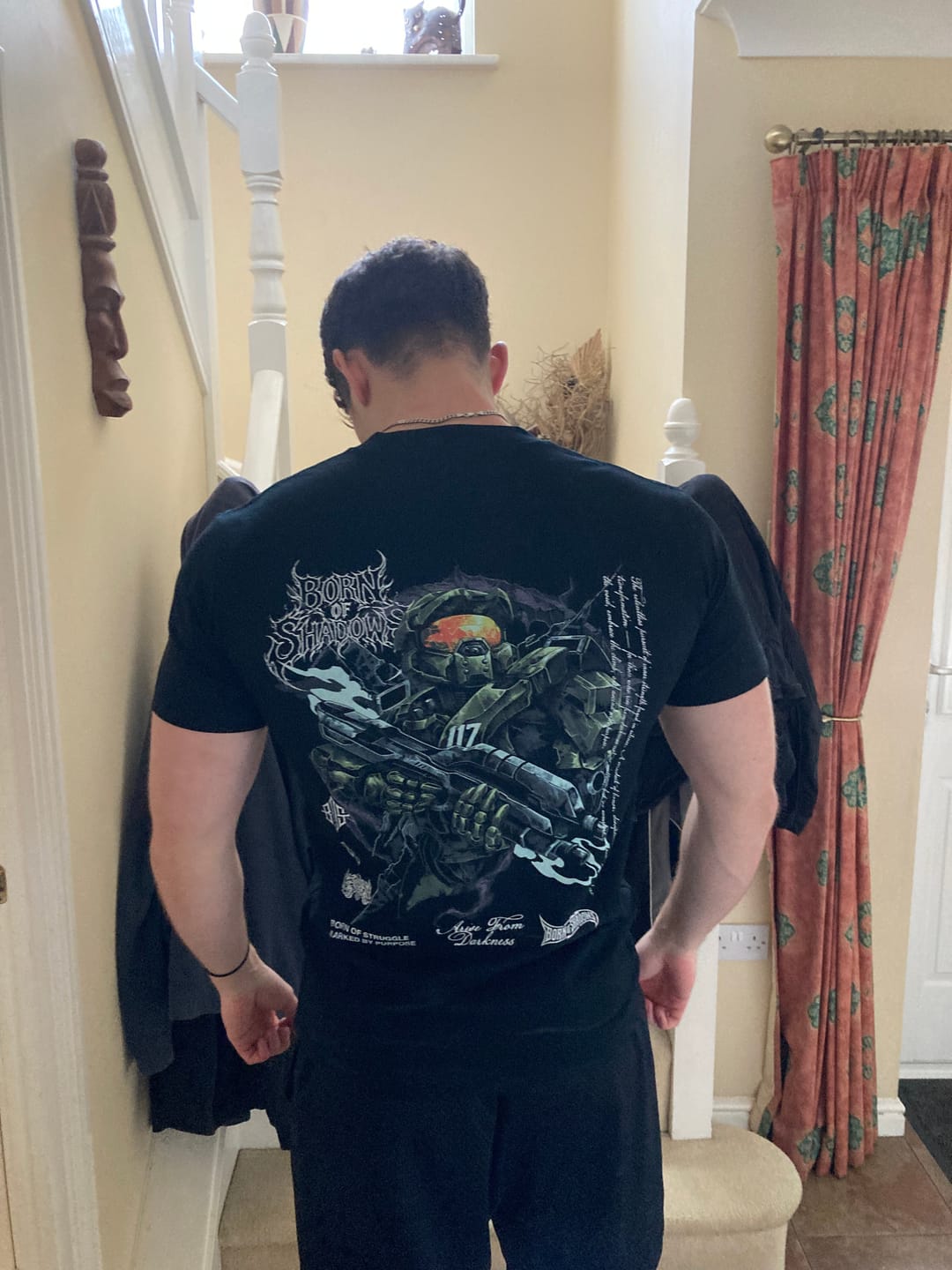 Customer photo review of [Limited Edition] 'Halo: Master Chief' Back T-Shirt