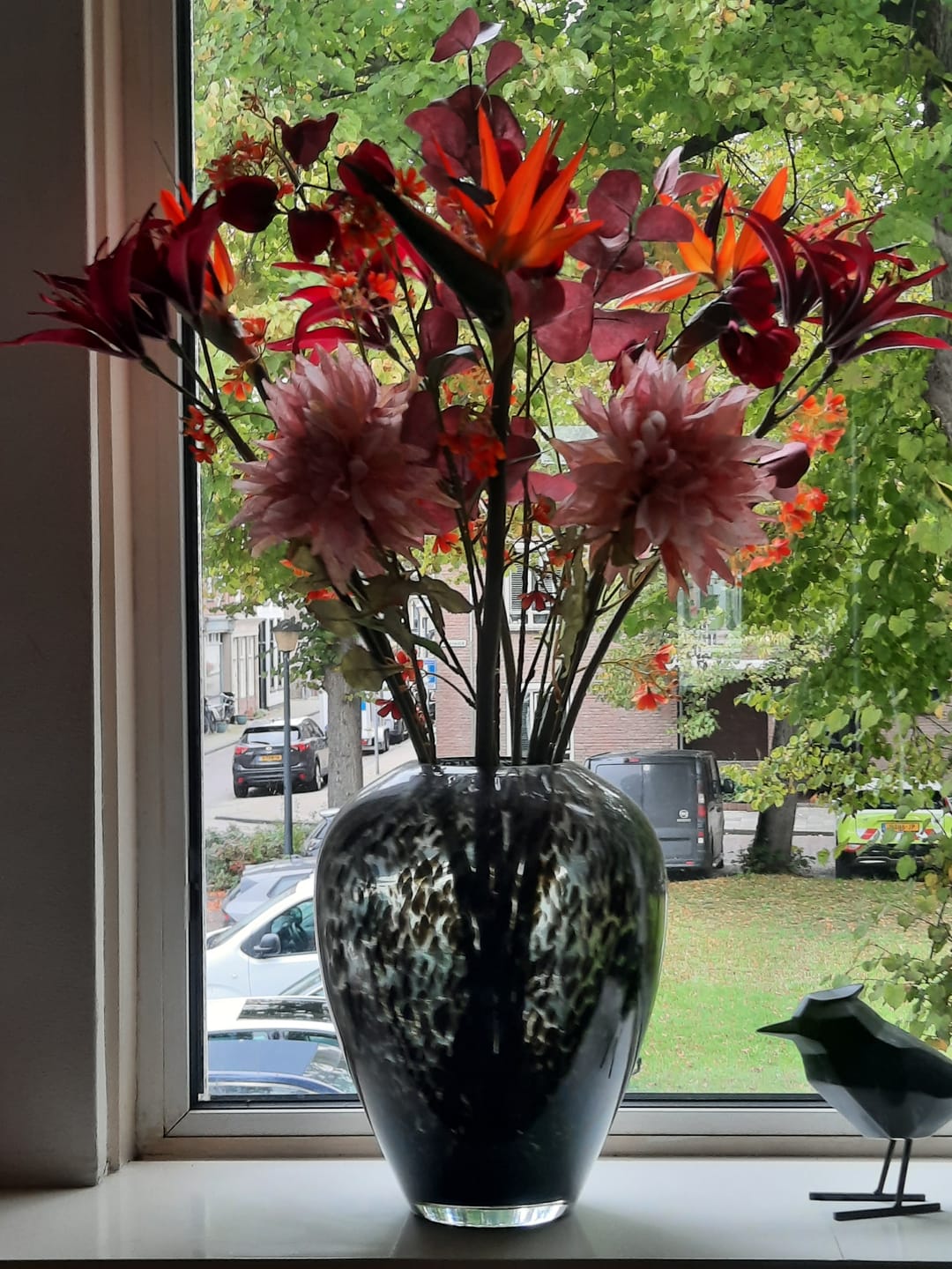 Customer photo review of Eucalyptus kunsttak Rood 90cm