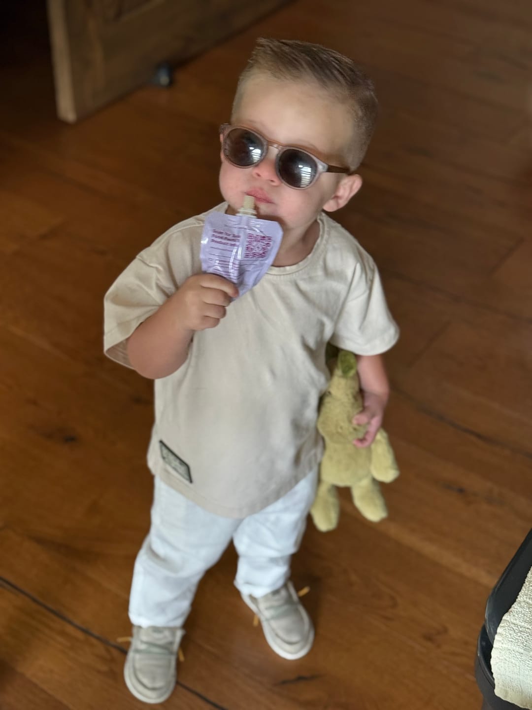 Customer photo review of Oversized Everyday Tee in White