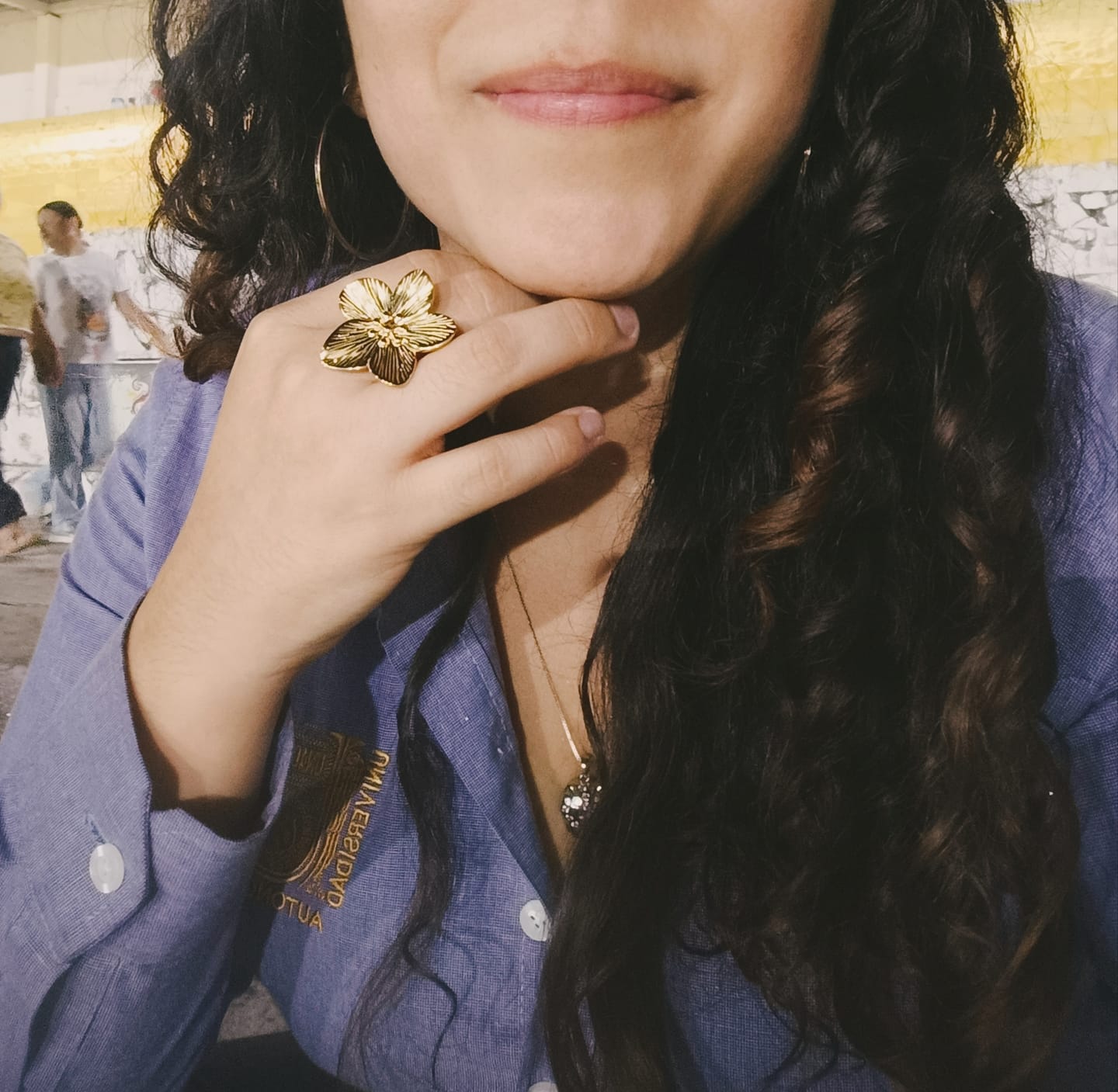 Customer photo review of Anillo Ajustable Adhara