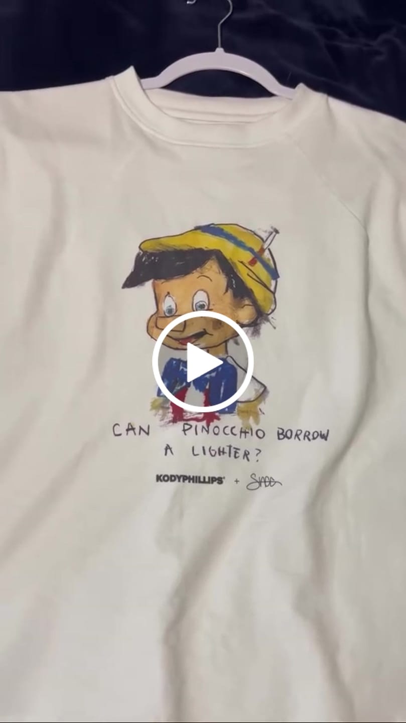Customer video review of PINOCCHIO TEE