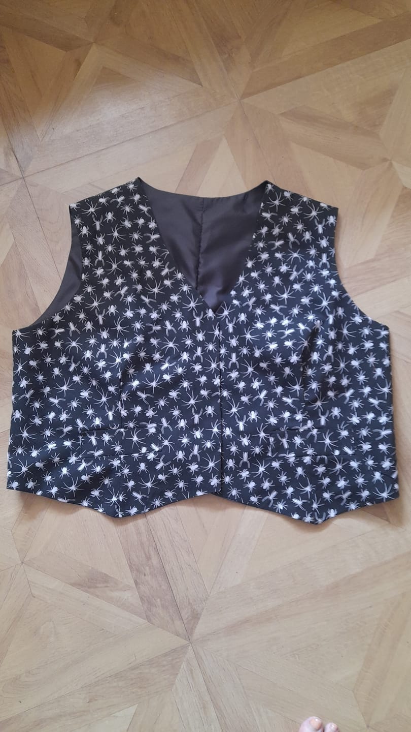 Customer photo review of All Over Spiders Polycotton Fabric