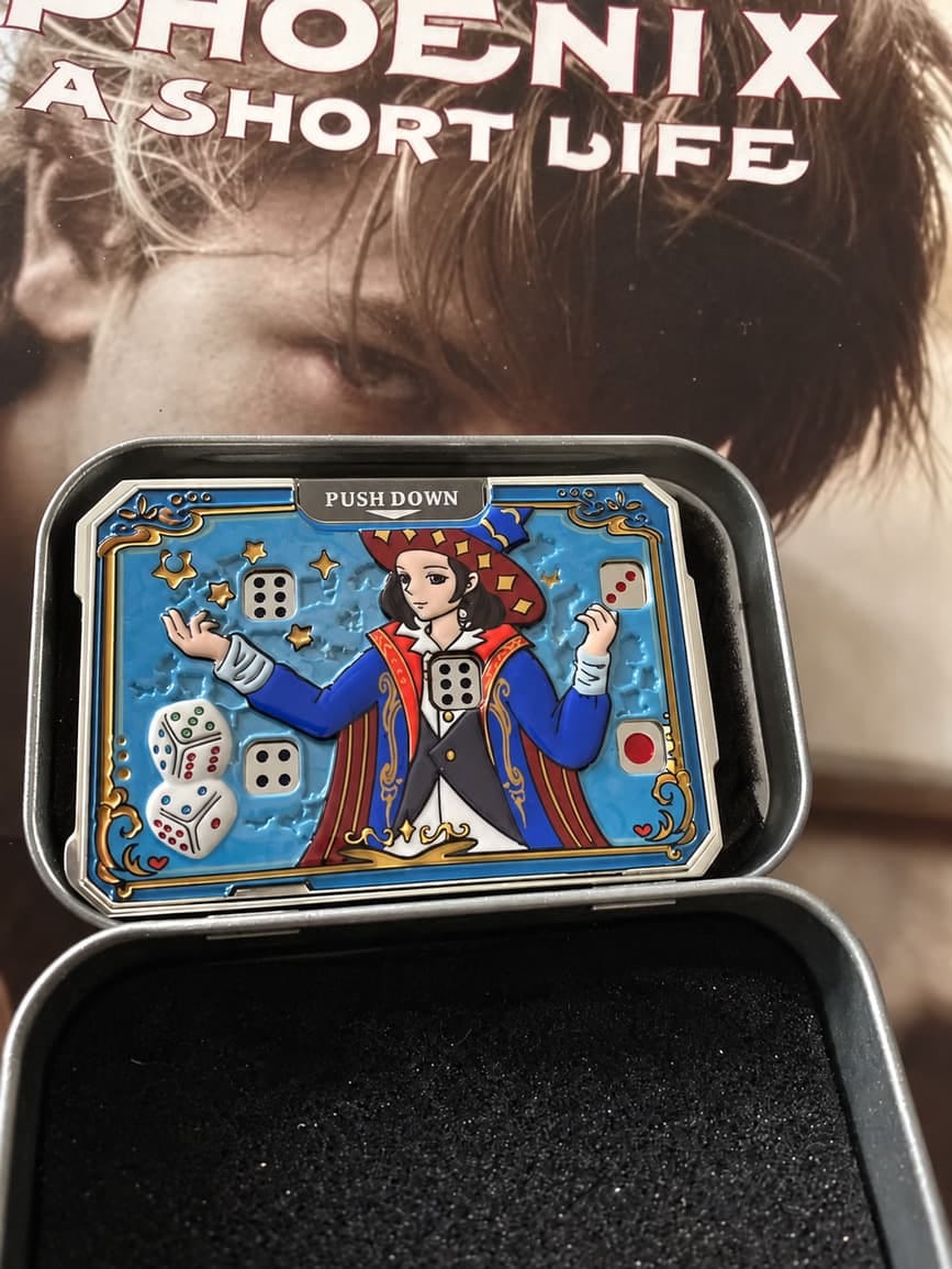 Customer photo review of Mechanical Dice Card