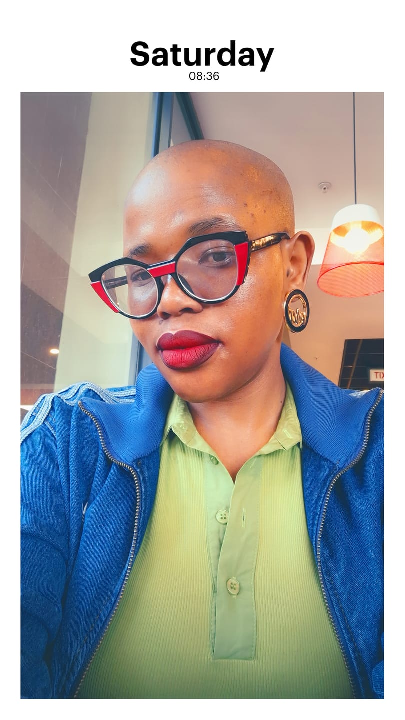 Customer photo review of Gold Diva Earrings
