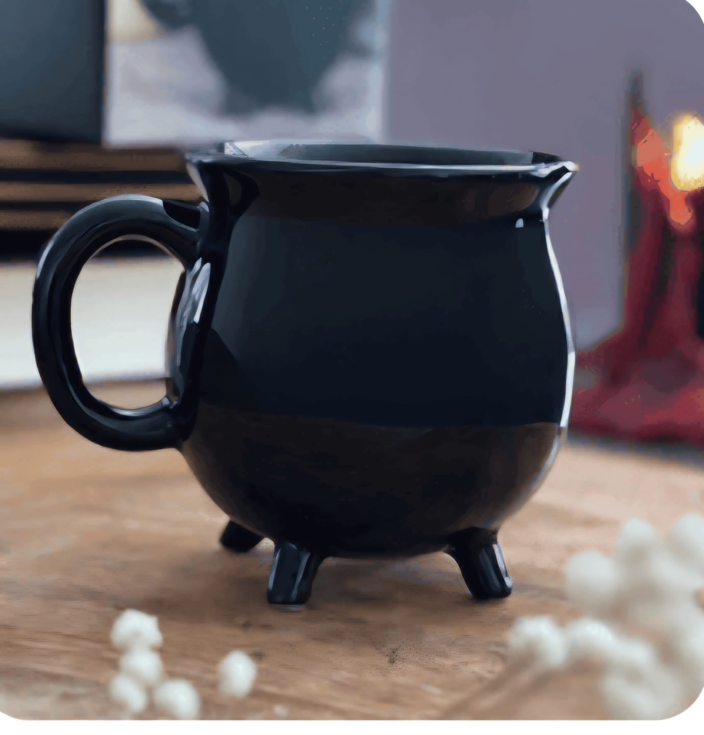 Customer photo review of Schwarze Kessel Tasse