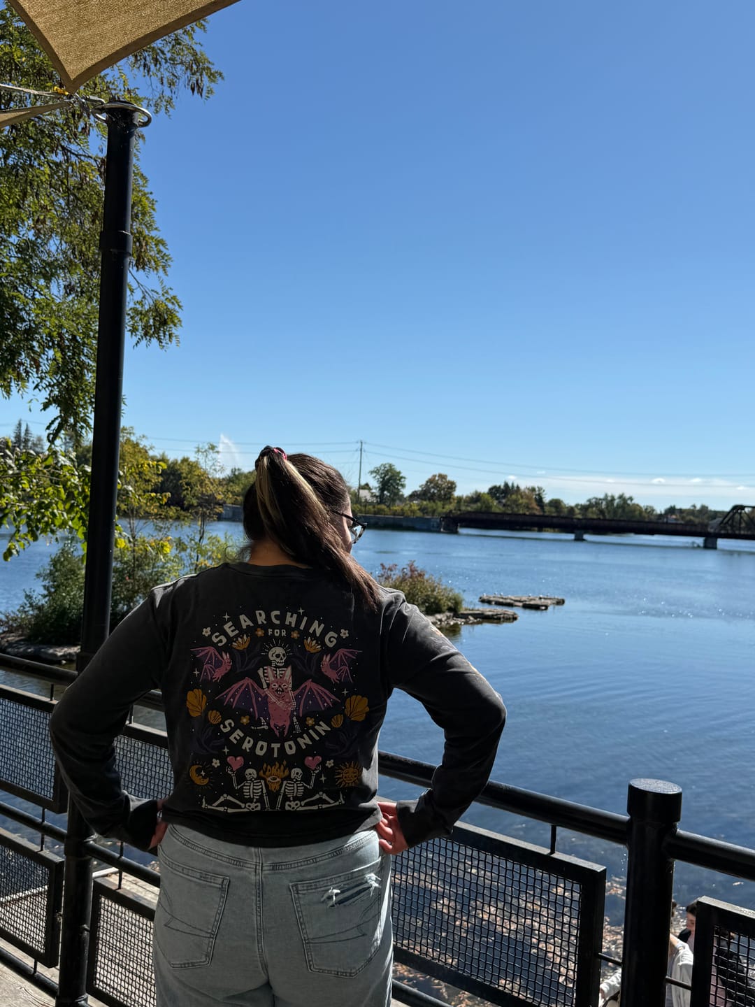 Customer photo review of Searching for Serotonin Long Sleeve
