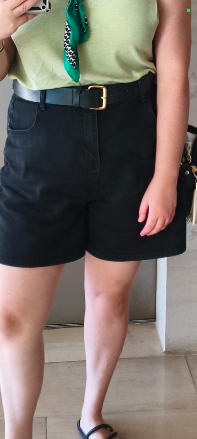Customer photo review of ברמודת ג'ינס מומה שחורה
