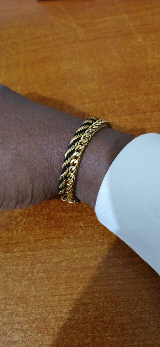 Customer photo review of Twisted Rope Bracelet