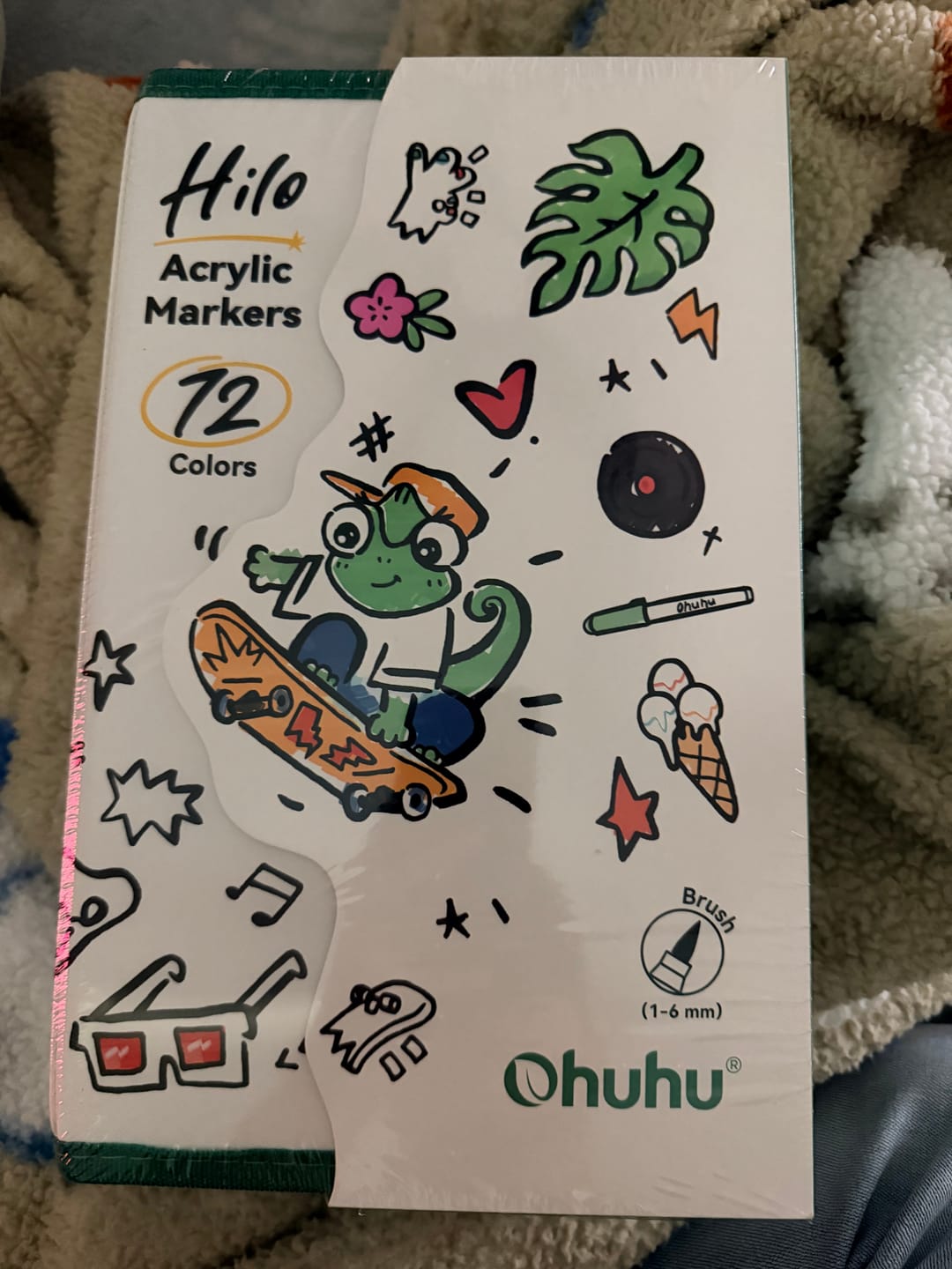 Customer photo review of Ohuhu Hilo Series Direct-ink Acrylic Paint Markers