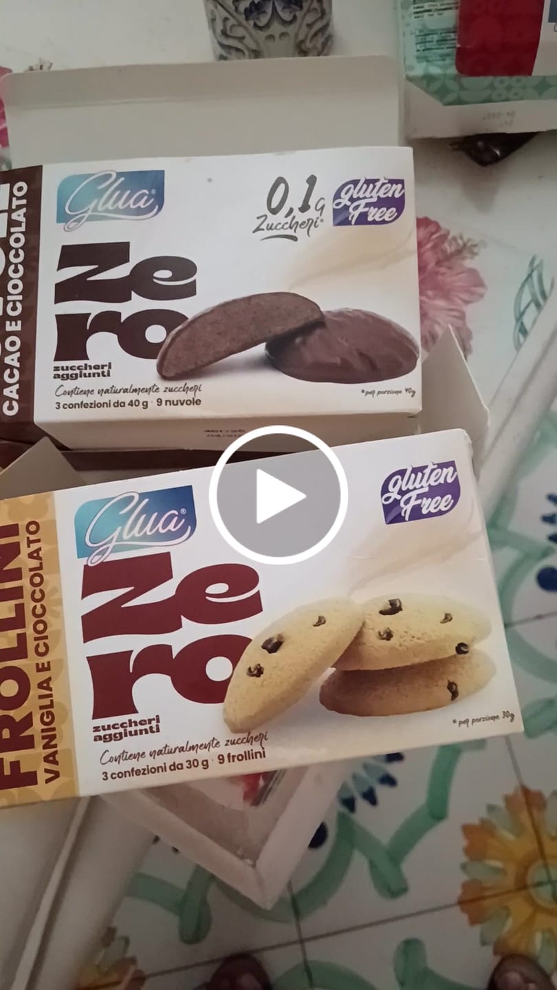 Customer video review of Frollini proteici con gocce di cioccolato