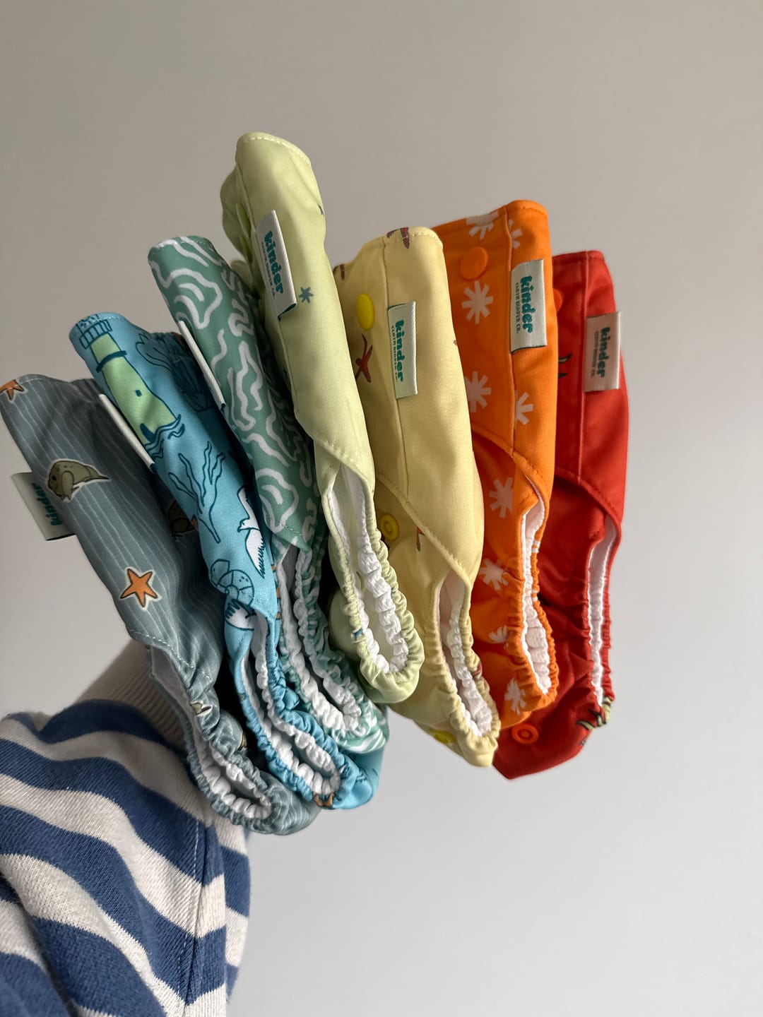 Customer photo review of Essentials Pocket Cloth Diaper with Athletic Wicking Jersey Sale