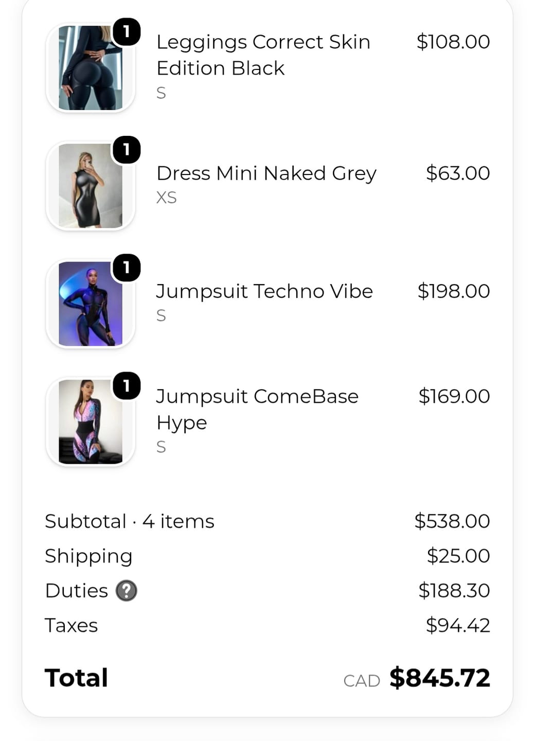Customer photo review of Leggings Extra Sex Push-Up LYC Black Skin