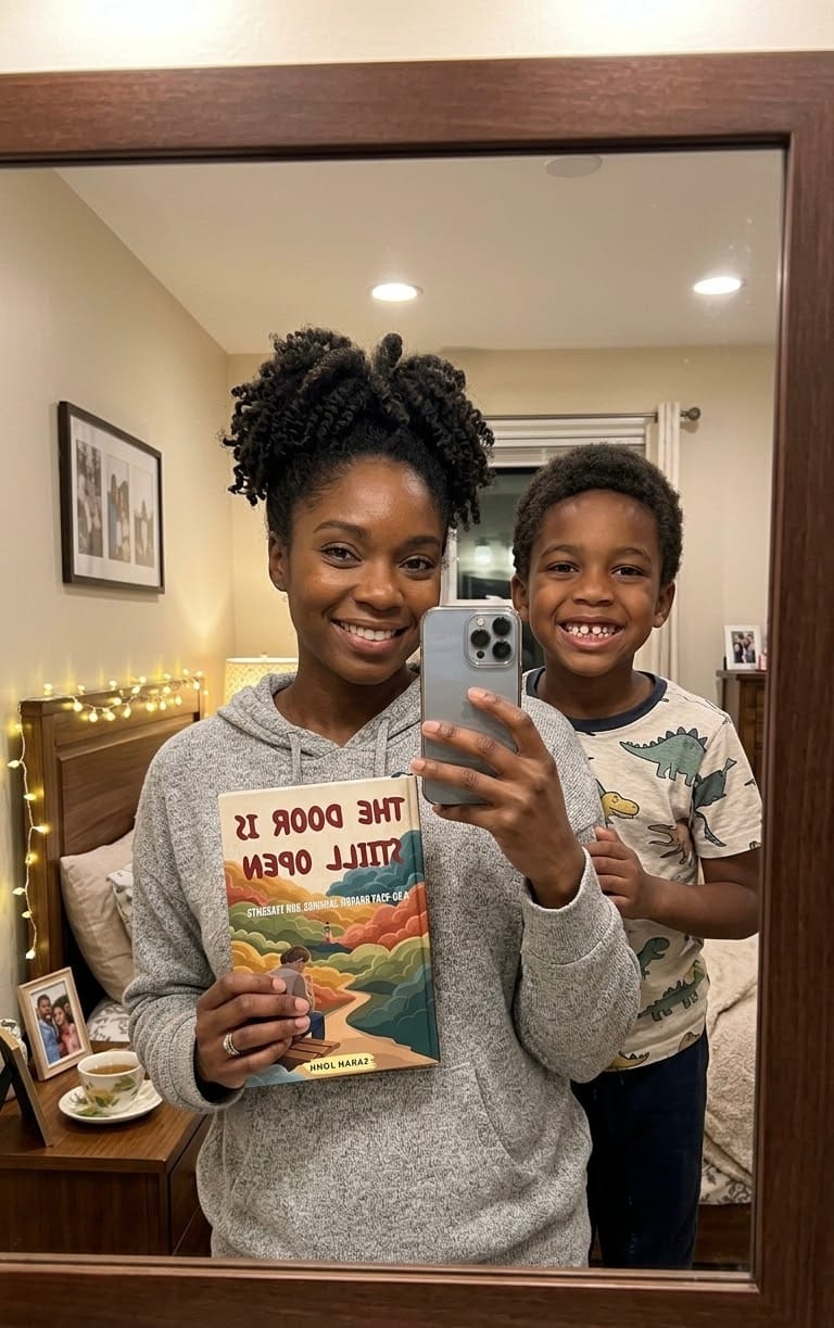 Customer photo review of The Door Is Still Open - 30 Day Journal for PARENTS