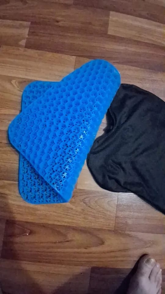 Customer photo review of Cojín Ergonómico de Gel