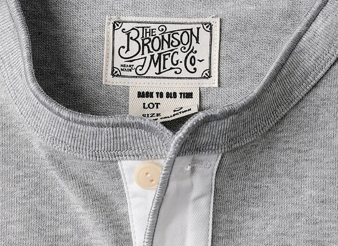 Customer photo review of Vintage Long Sleeve Henley Shirt - Gray
