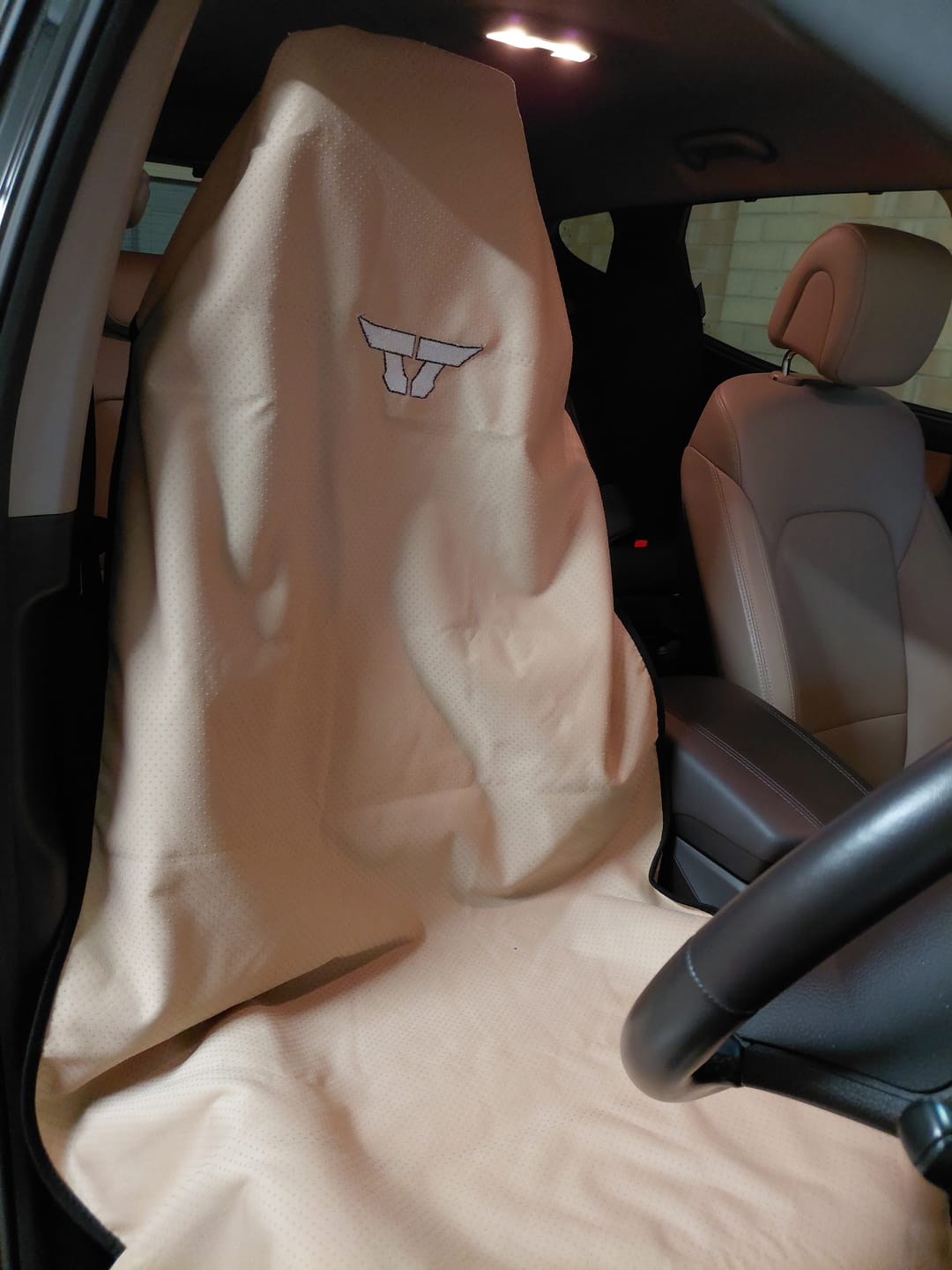 Customer photo review of Waterproof Car Towel Seat Cover