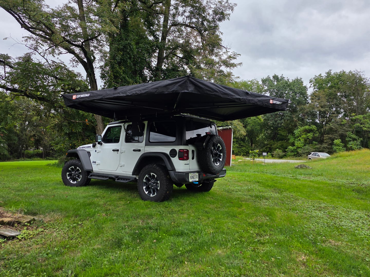 Customer photo review of OPENROAD  270 Free Standing Awning for Camping-Adventure Series