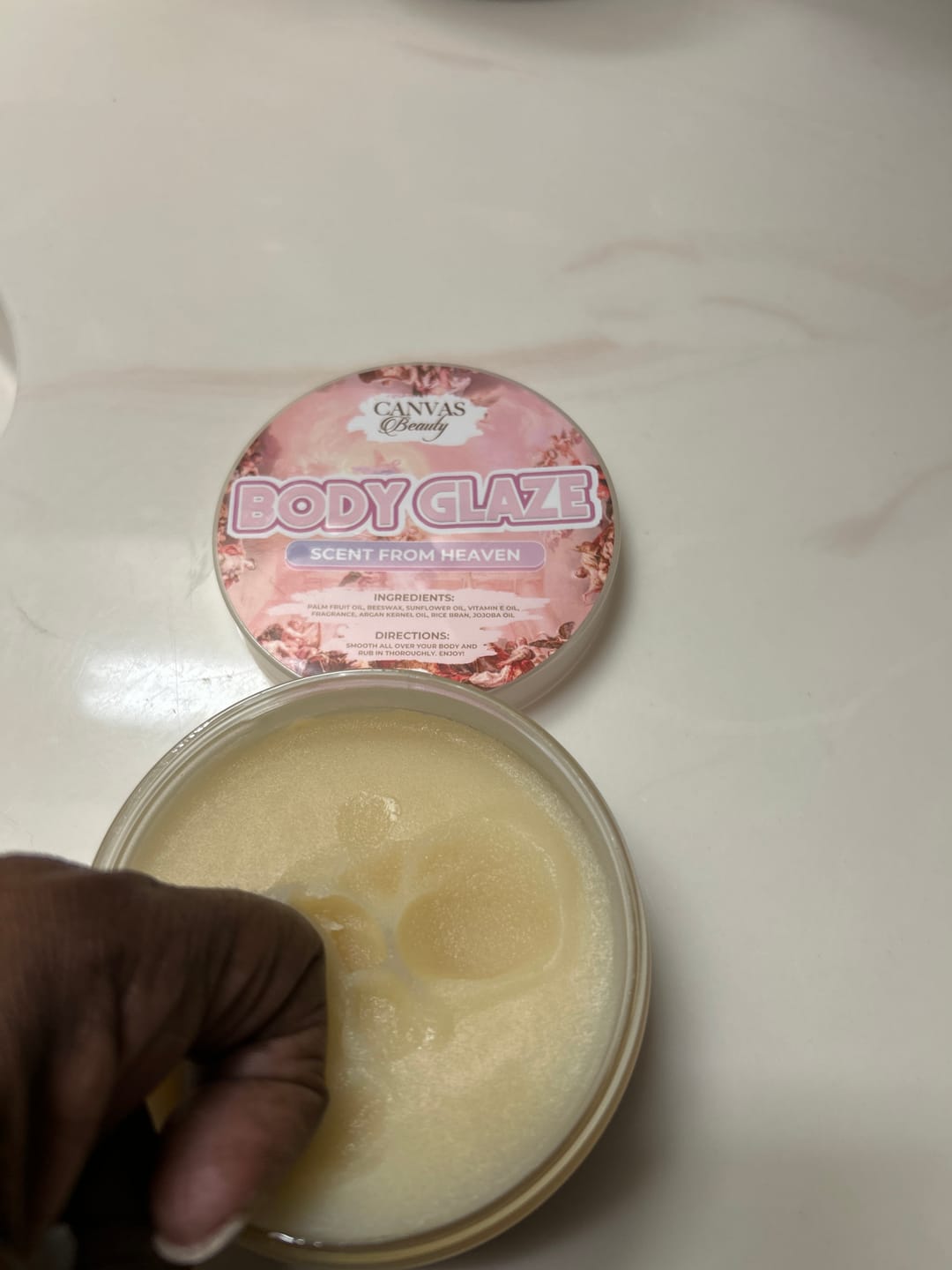 Customer photo review of BODY GLAZE: SCENT FROM HEAVEN