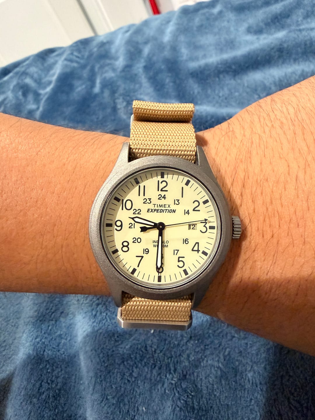 Customer photo review of Five Eye Nylon Watch Strap - Solid