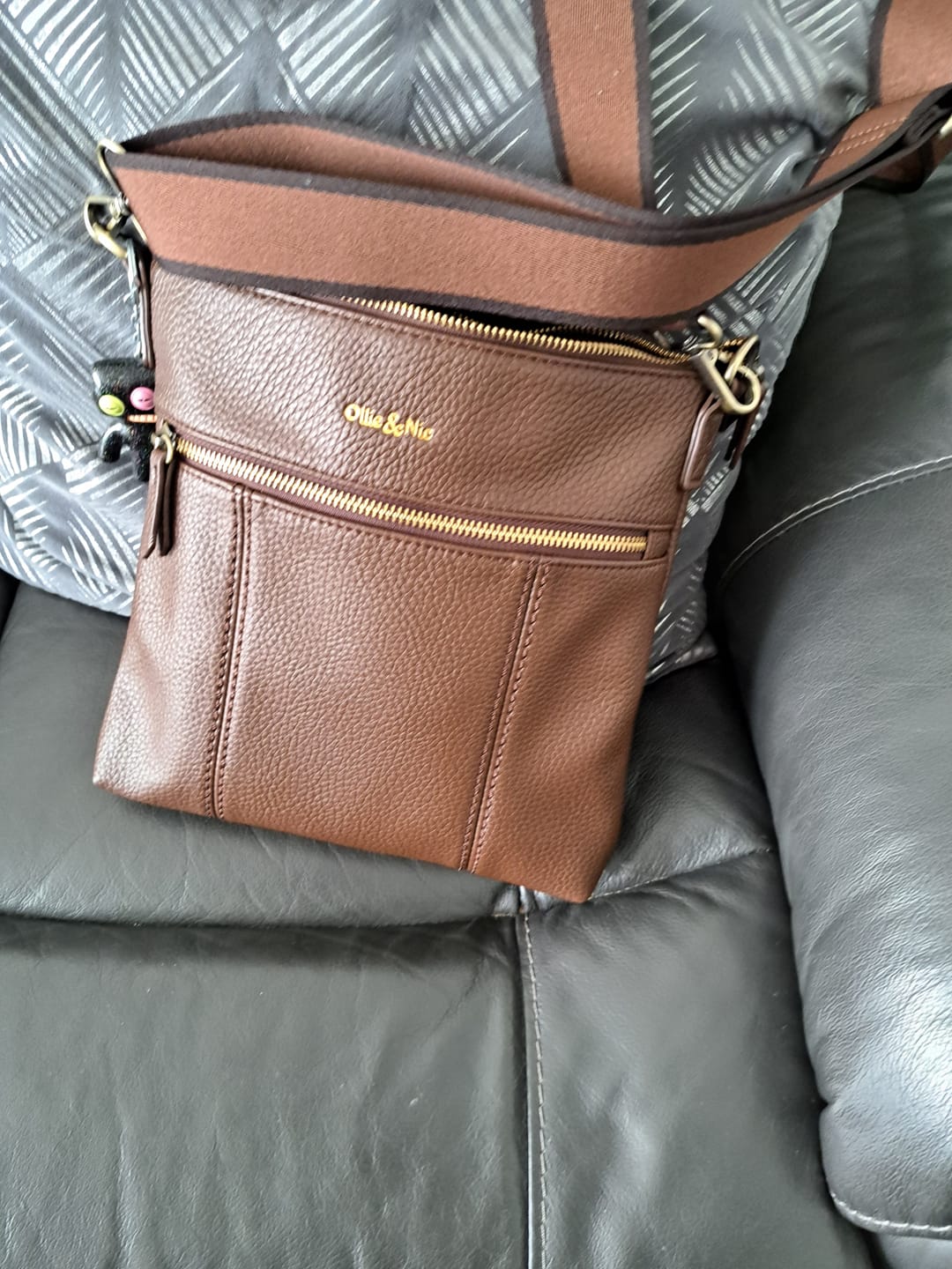 Customer photo review of Edina Crossbody - Chocolate