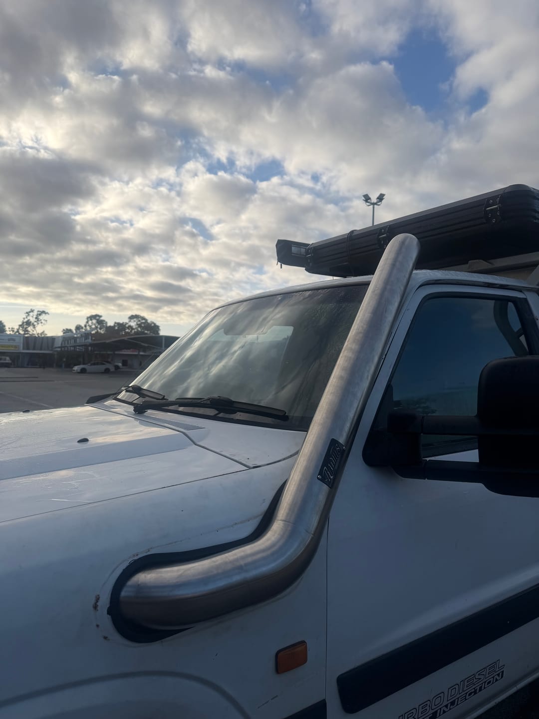 Customer photo review of Stainless Snorkel to suit Nissan GU Patrol (Series 1-3 Passenger Side)