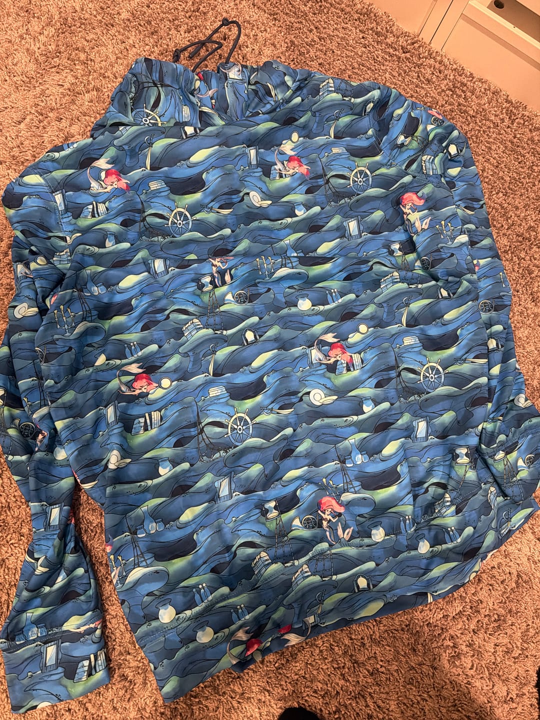 Customer photo review of Disney’s The Little Mermaid “The Secret Grotto" – Performance Hoodie