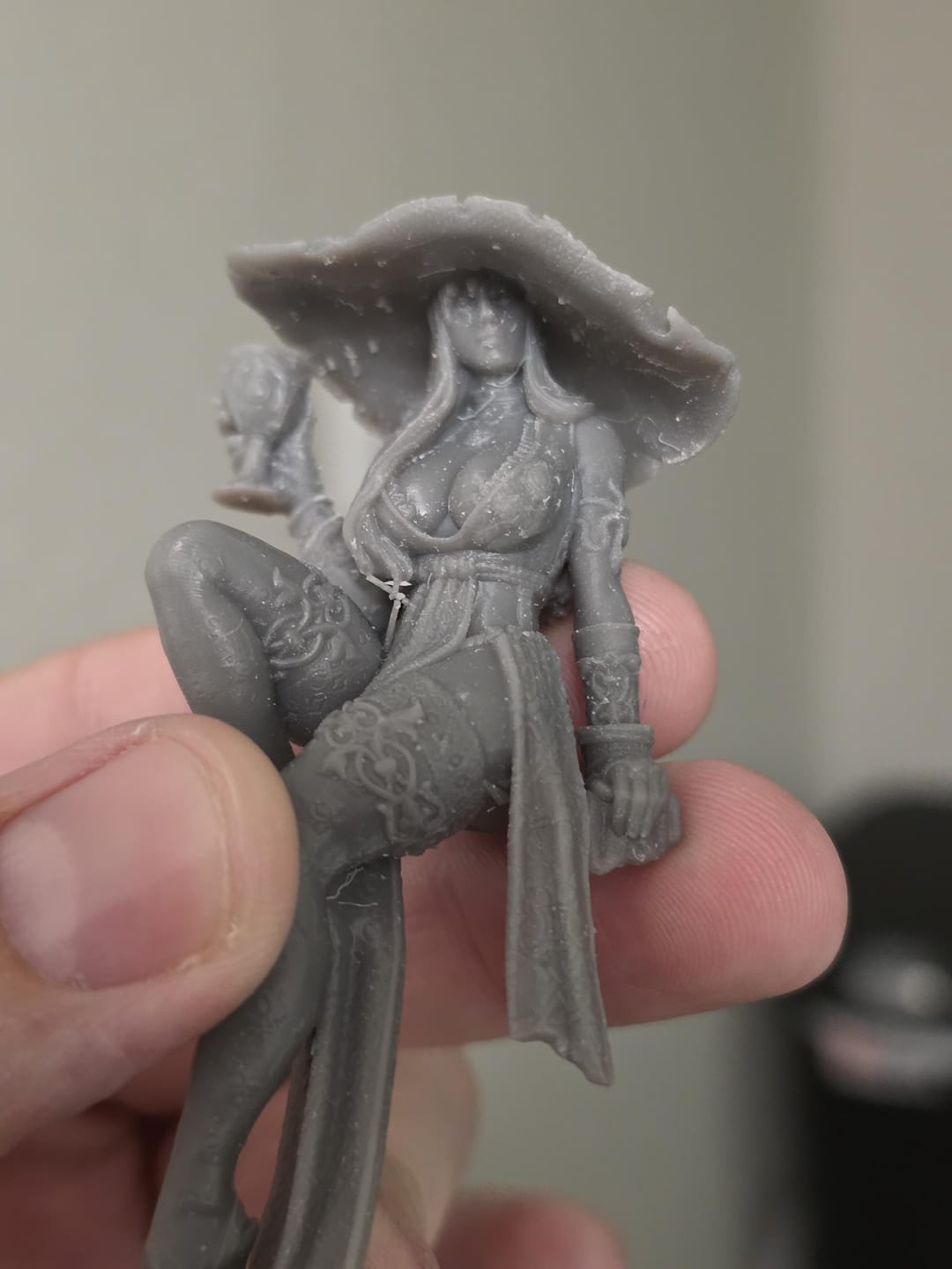 Customer photo review of Witch Mage Pinup