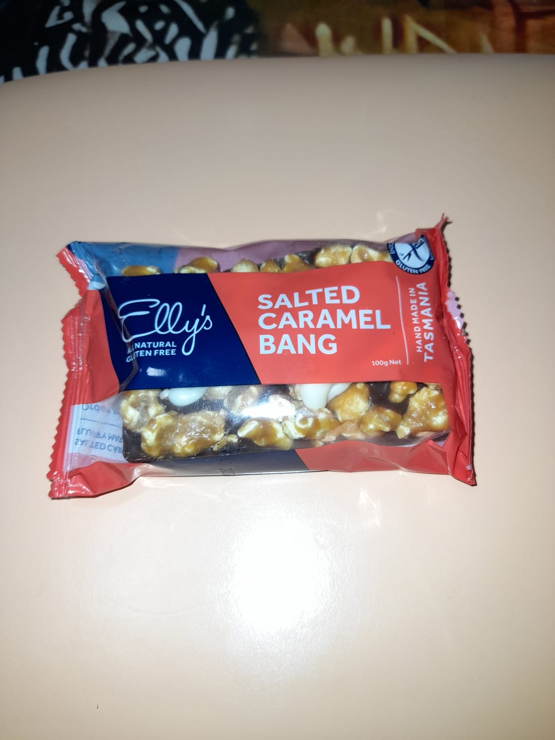 Customer photo review of SALTED CARAMEL BANG
