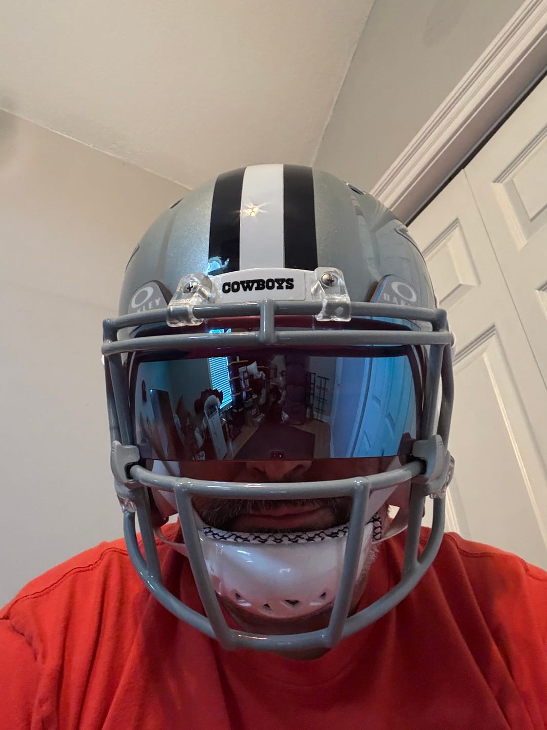 Customer photo review of Dallas Cowboys Riddell Speed Authentic Helmet