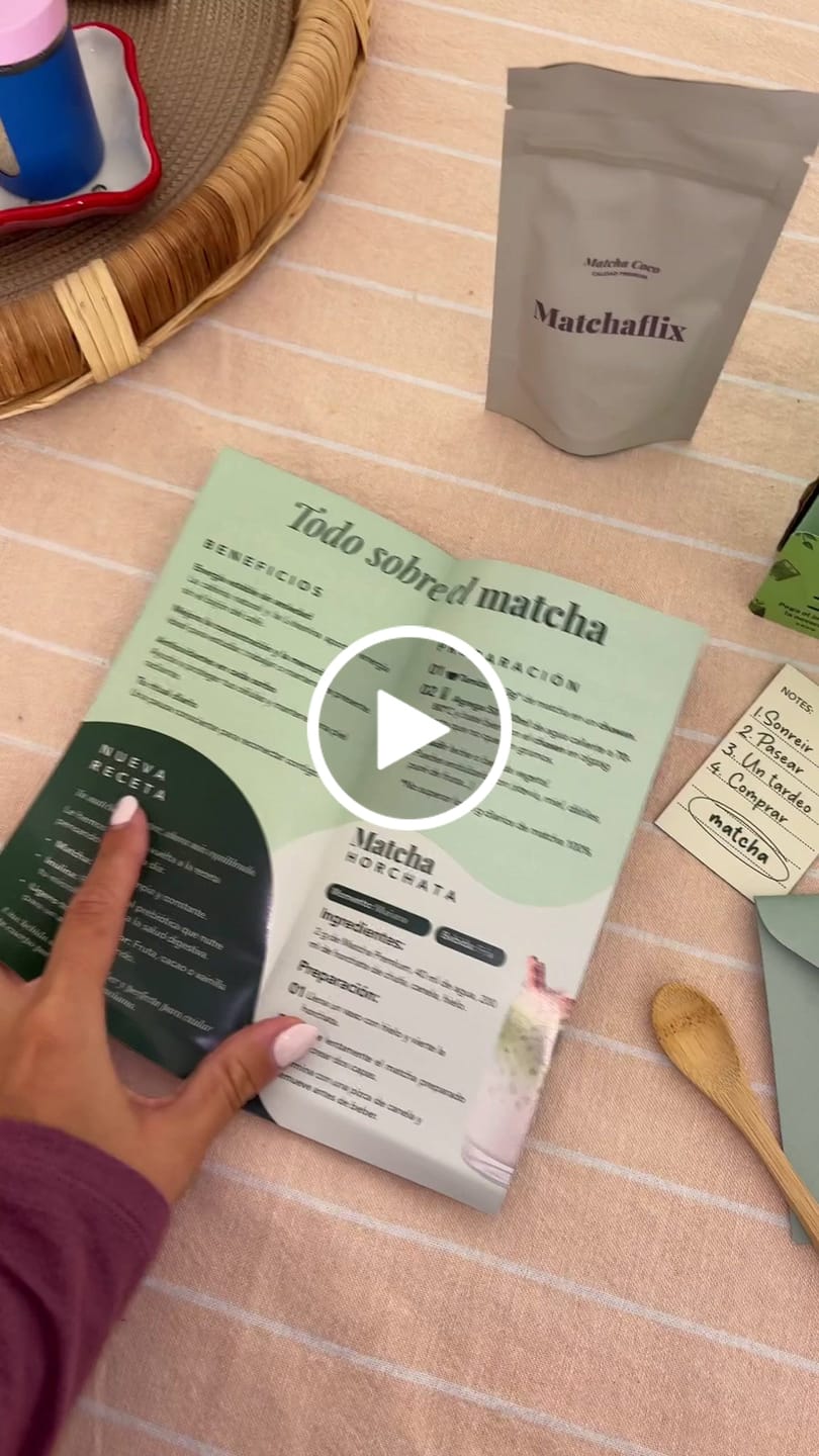 Customer video review of Matcha Premium 30g – Sabor del Mes