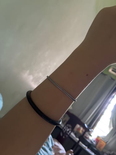 Customer photo review of Ezra Woven Bracelet