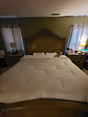 Customer photo review of MarshMellow Comforter