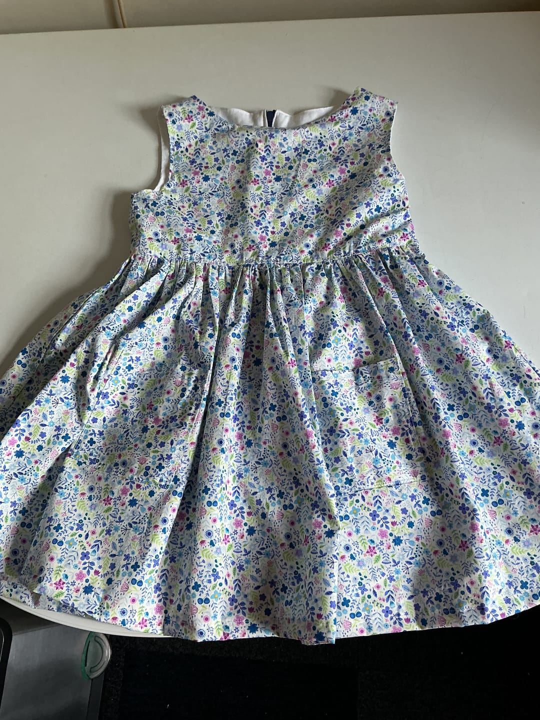 Customer photo review of Spring Floral Rose & Hubble Cotton Poplin Fabric