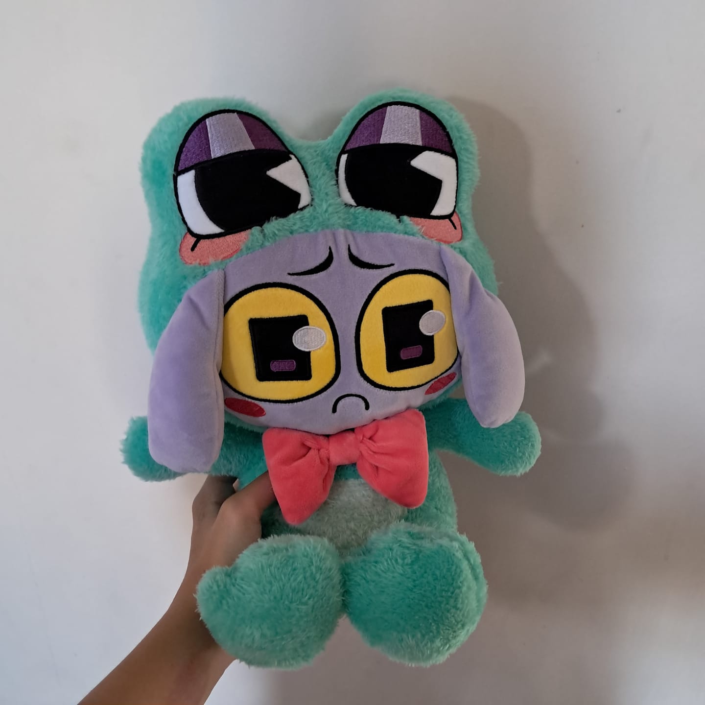 Customer photo review of Ribbit-Suit Jax Plush