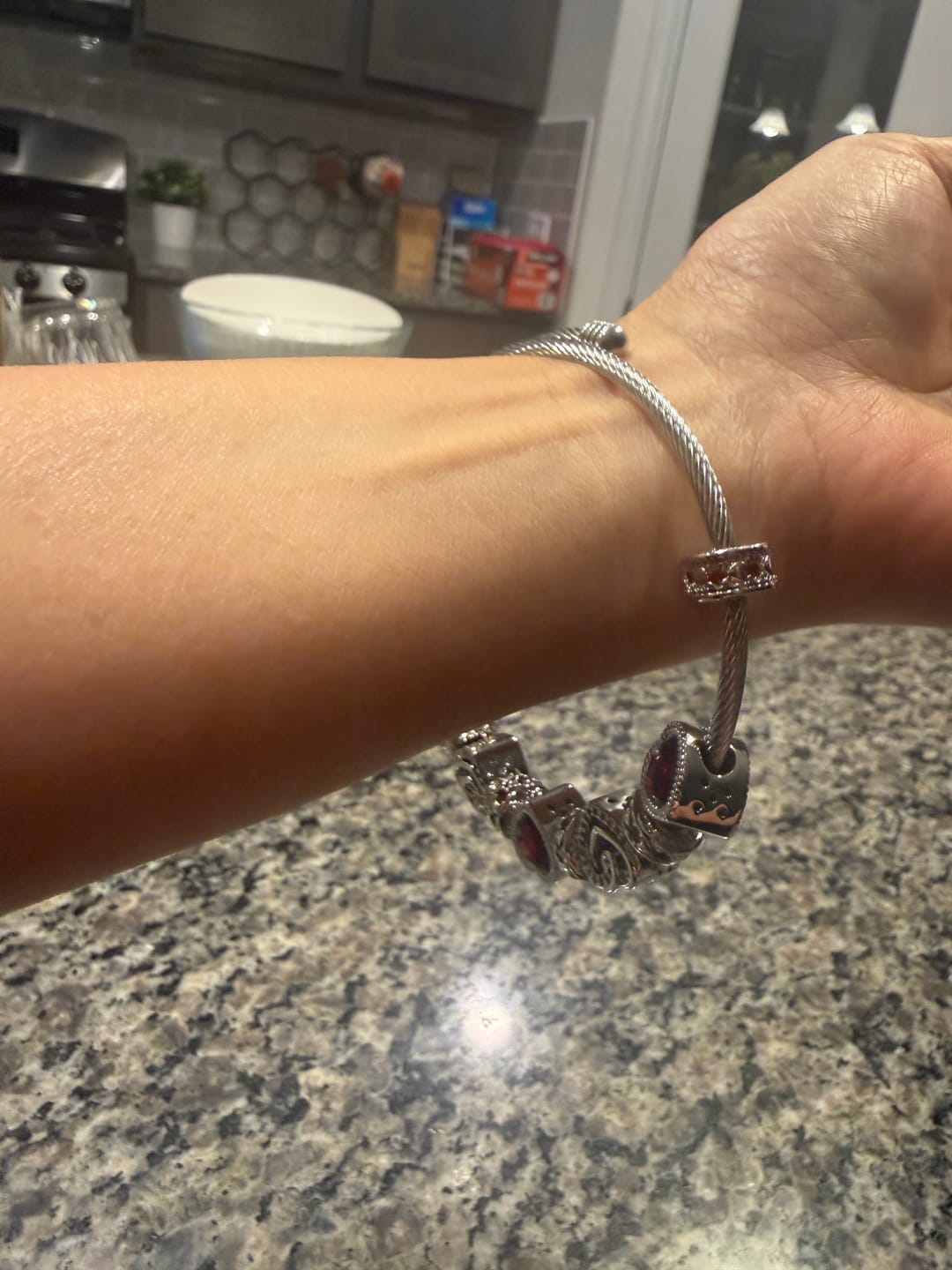 Customer photo review of To My Wife - You Are The Best Thing Bracelet