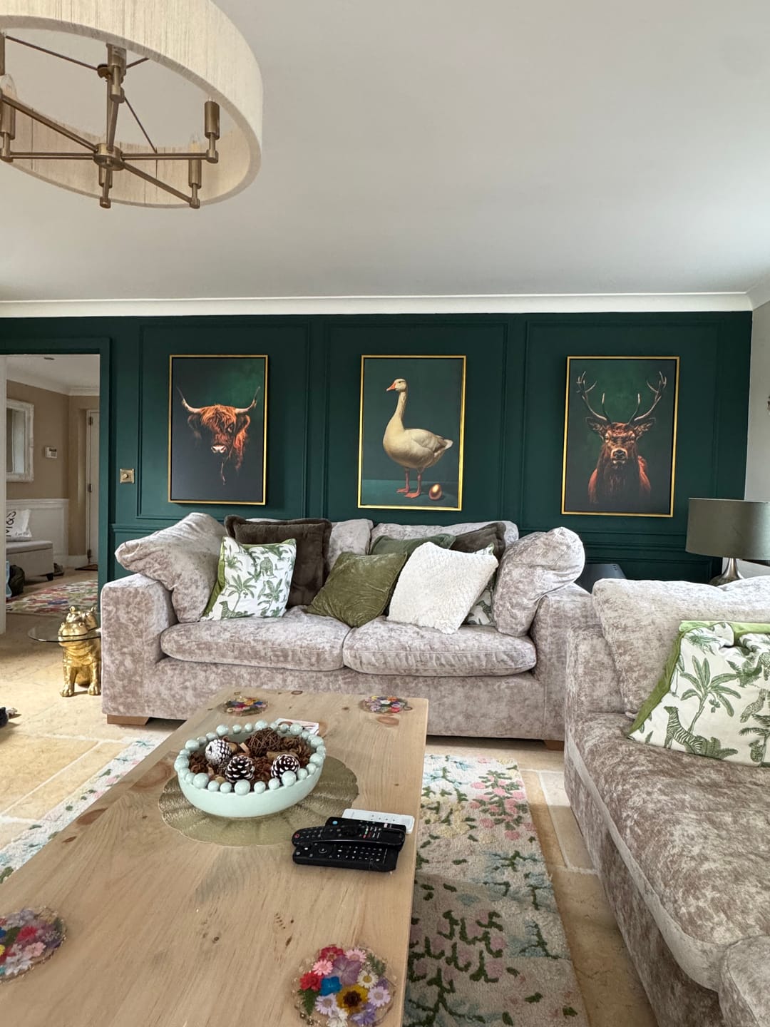 Customer photo review of Goose and Golden Egg Print
