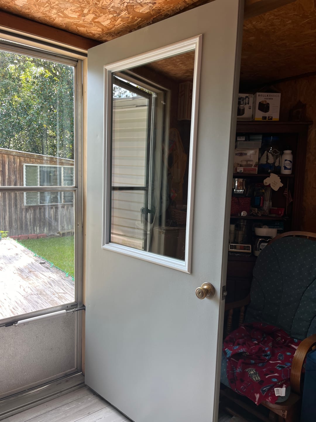 Customer photo review of ODL Clear Door Glass - 22" x 38" Frame Kit