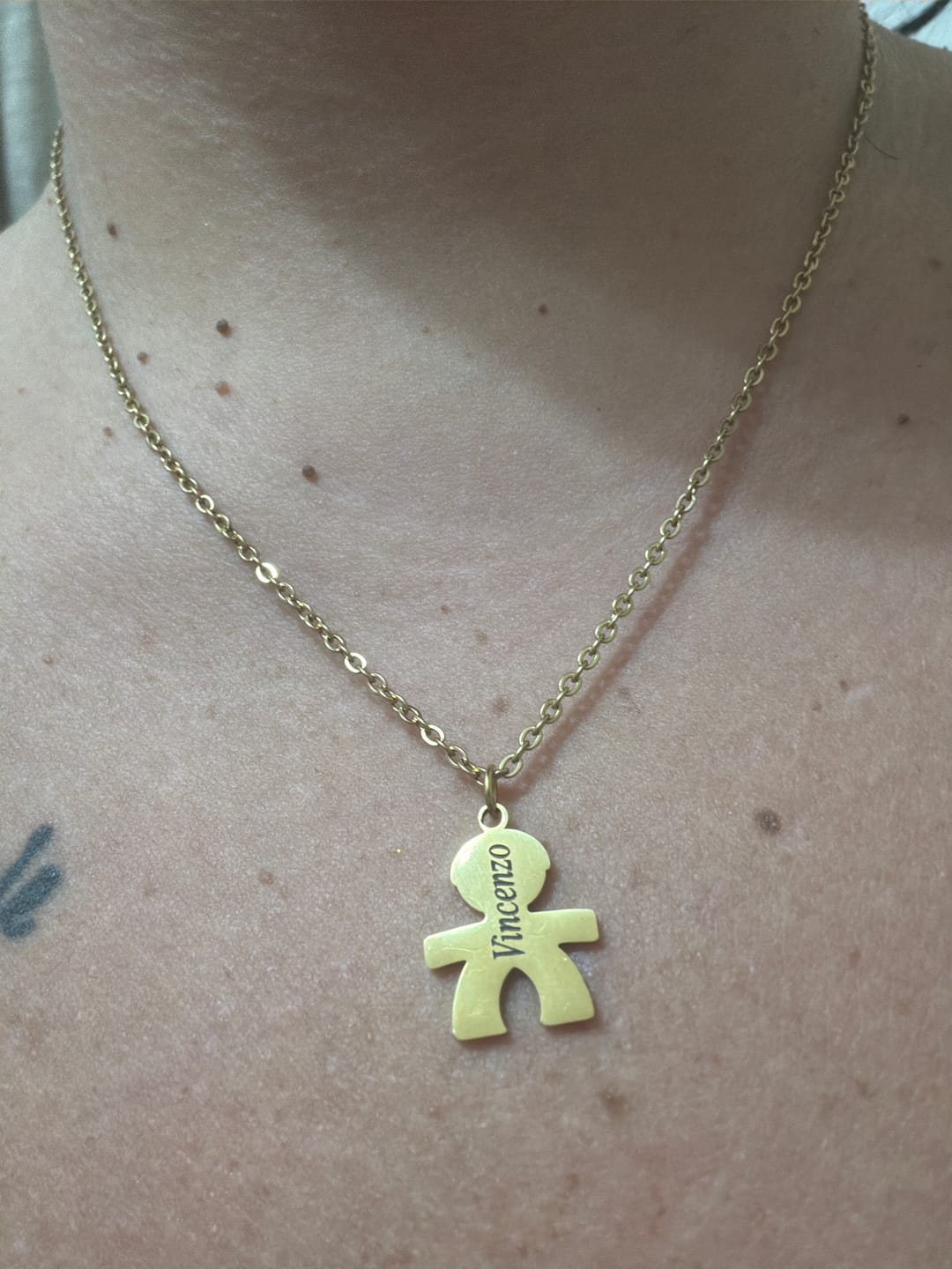 Customer photo review of Collana Nascita con bambino - Piccolo Mio