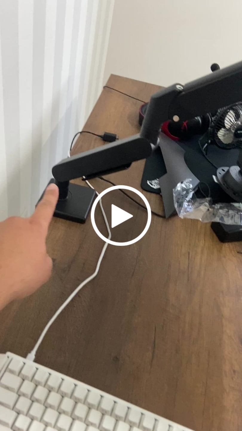 Customer video review of Spyne Axis-1 Monitör Kolu