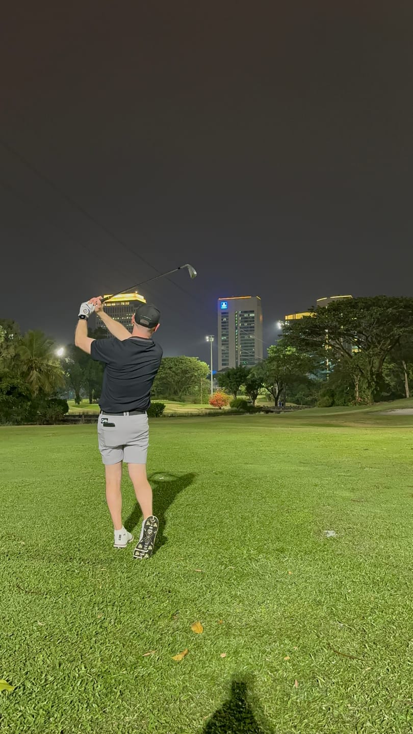 Customer photo review of Premier Stretch Golf Shorts