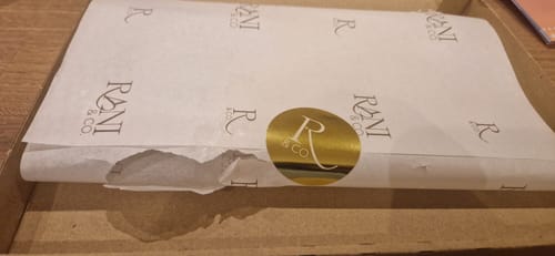 Customer photo review of Moonstone Molten Necklace